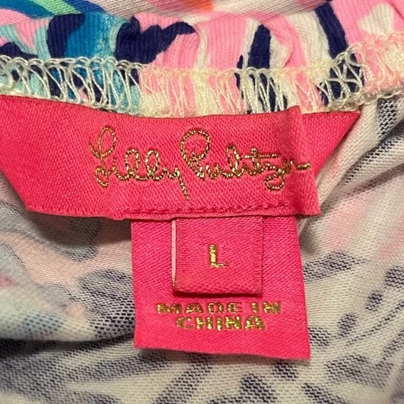 Lilly Pulitzer Loro Tiered Maxi Dress in Multi Patch to Match - Large - EUC - Picture 14 of 16